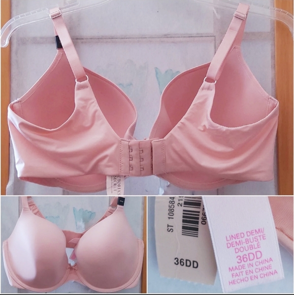 Victoria's Secret lined Demi bra size 36DD (NWTS) - Picture 5 of 7